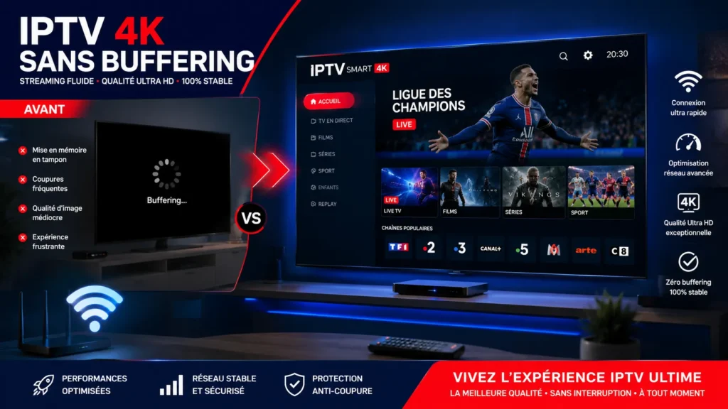 résoudre buffering IPTV