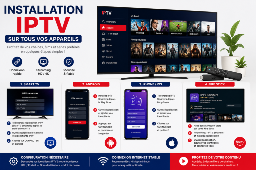 installation IPTV