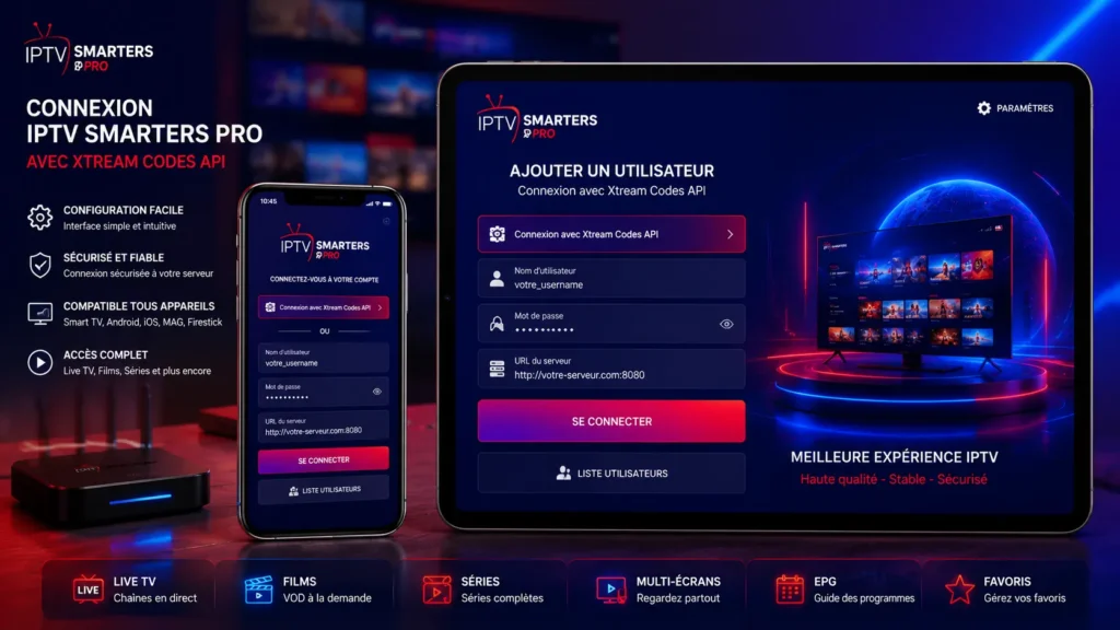 installer IPTV Smarters Android